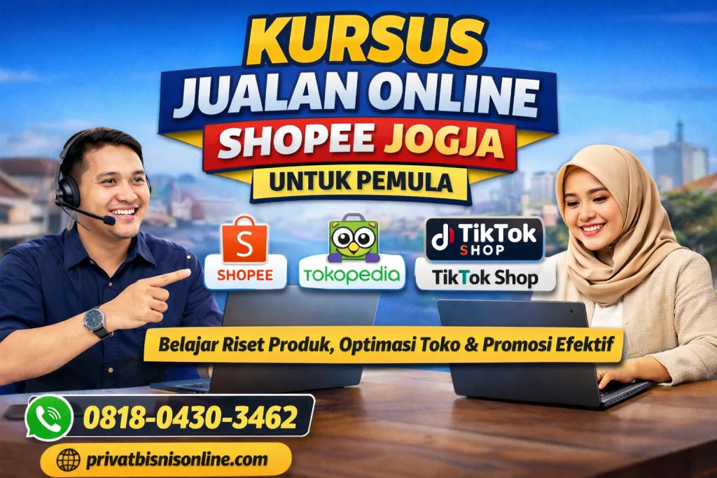 Kursus Jualan Online Shopee Jogja untuk Pemula